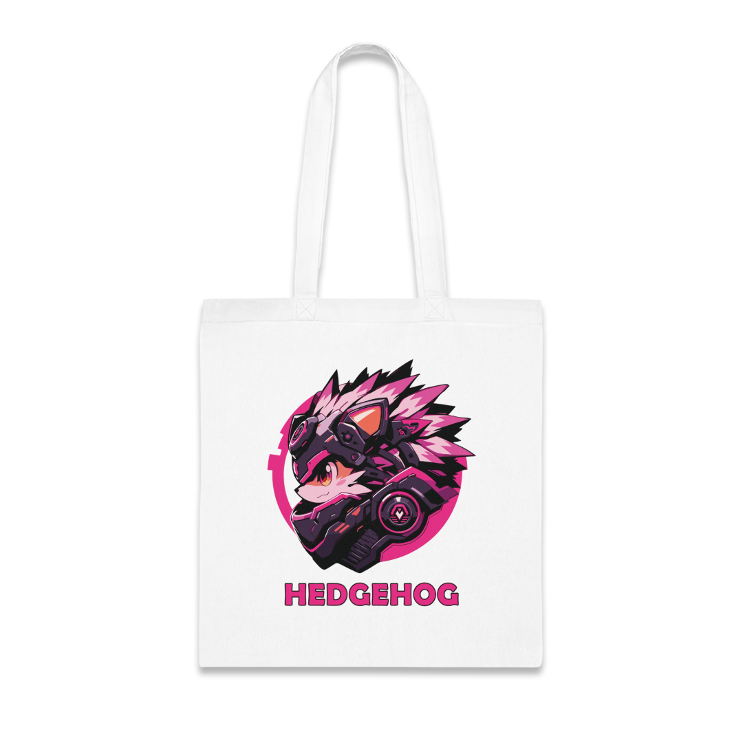 100%纯棉帆布手提袋 | Mascot-Hedgehog-001