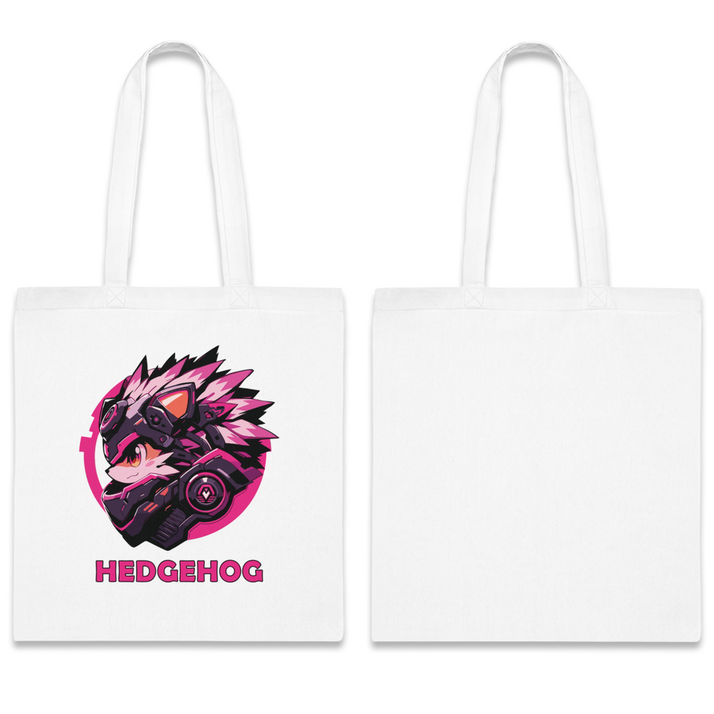 100%纯棉帆布手提袋 | Mascot-Hedgehog-001