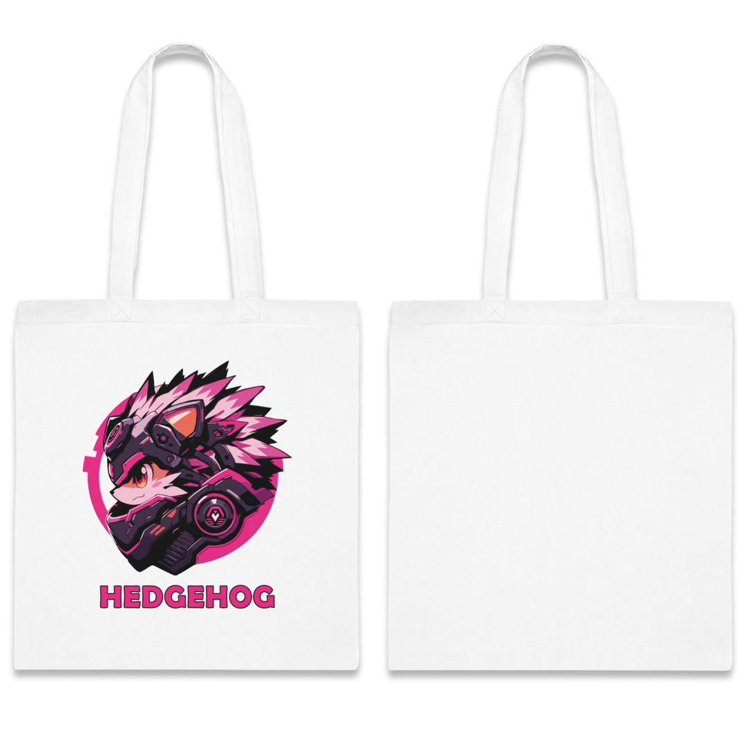 100%纯棉帆布手提袋 | Mascot-Hedgehog-001