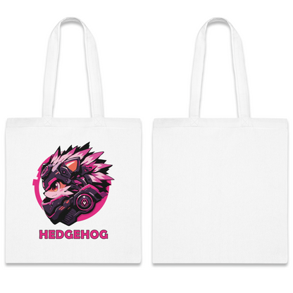 100% Cotton Canvas Tote Bag | Mascot-Hedgehog-001