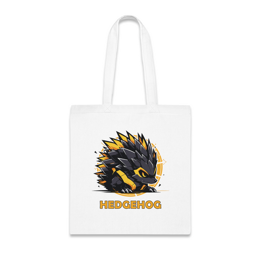 100% Cotton Canvas Tote Bag | Mascot-Hedgehog-004