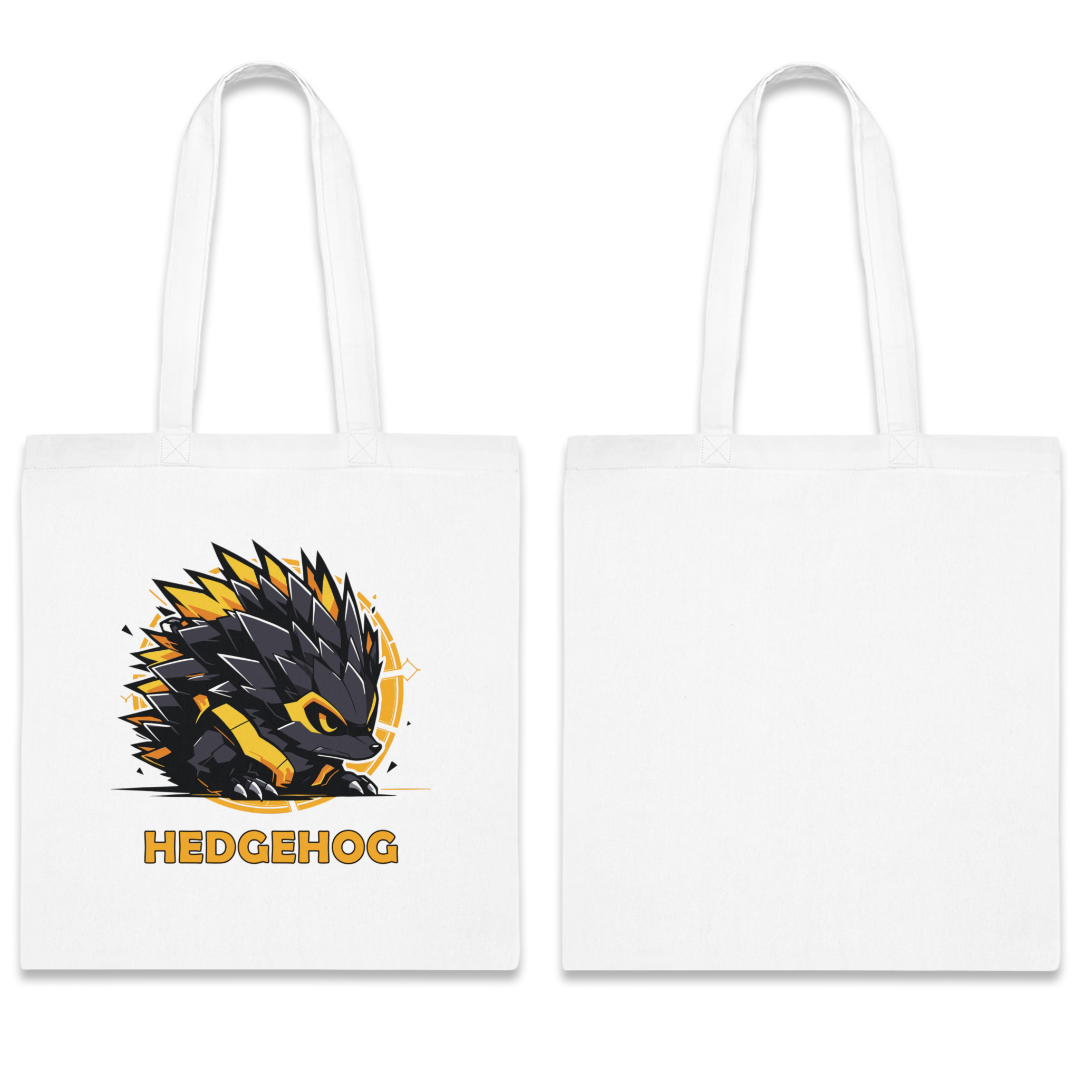 100%纯棉帆布手提袋 | Mascot-Hedgehog-004