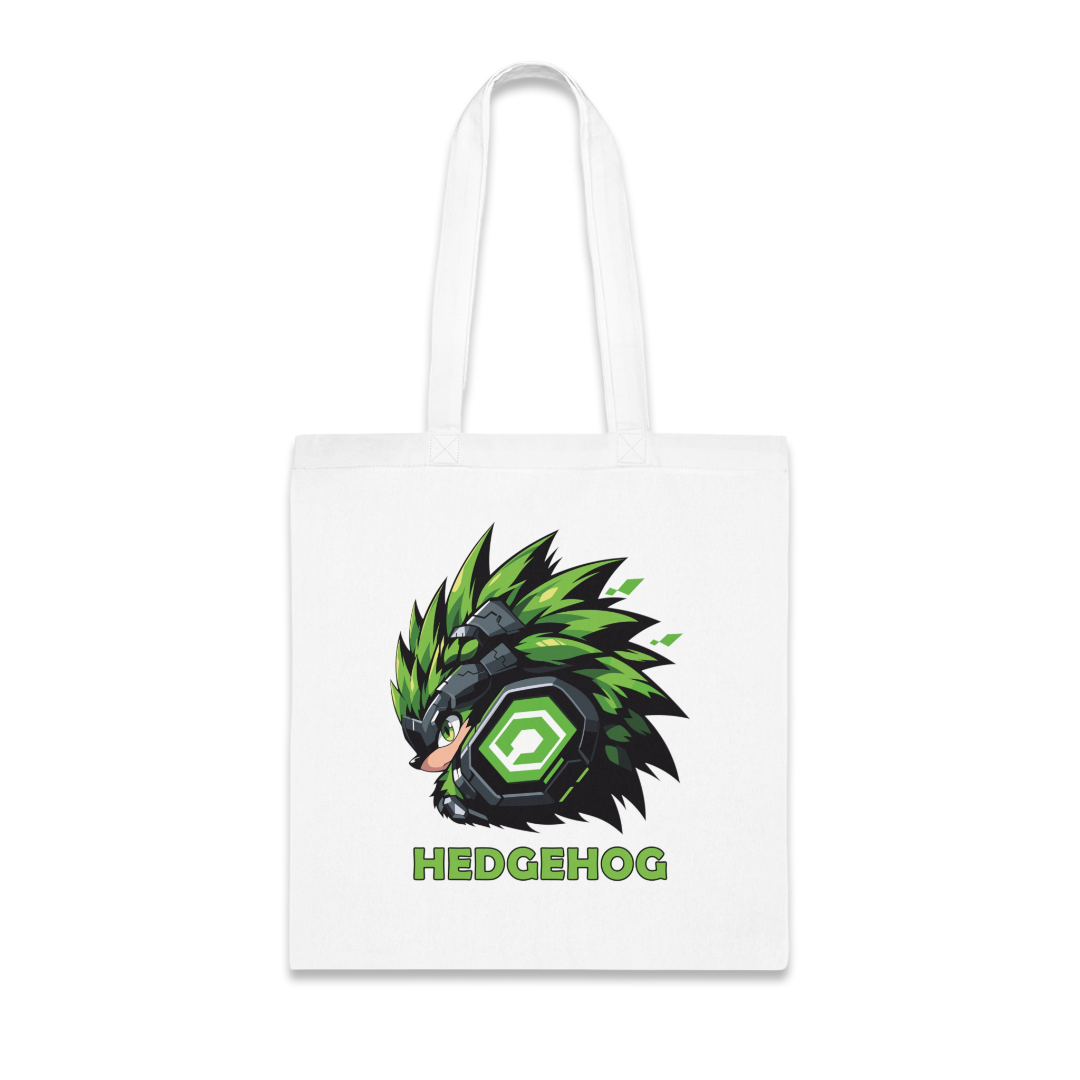 100%纯棉帆布手提袋 | Mascot-Hedgehog-005