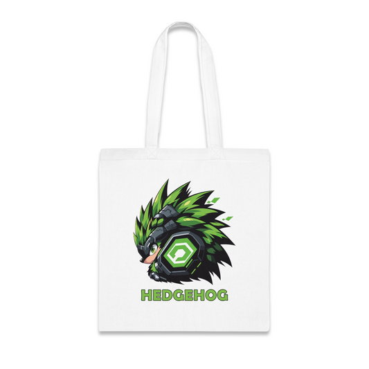 100% Cotton Canvas Tote Bag | Mascot-Hedgehog-005