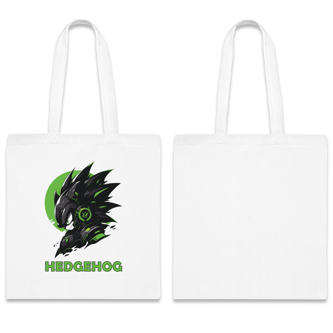 100% Cotton Canvas Tote Bag | Mascot-Hedgehog-006