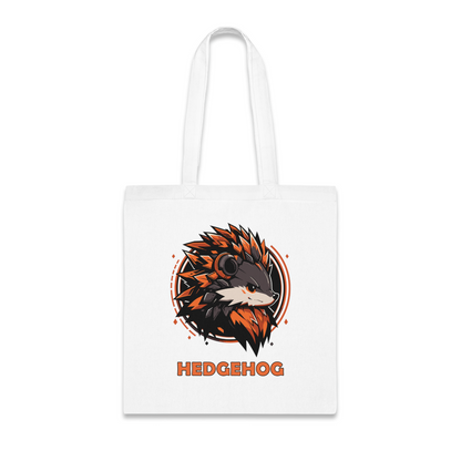 100% Cotton Canvas Tote Bag | Mascot-Hedgehog-008