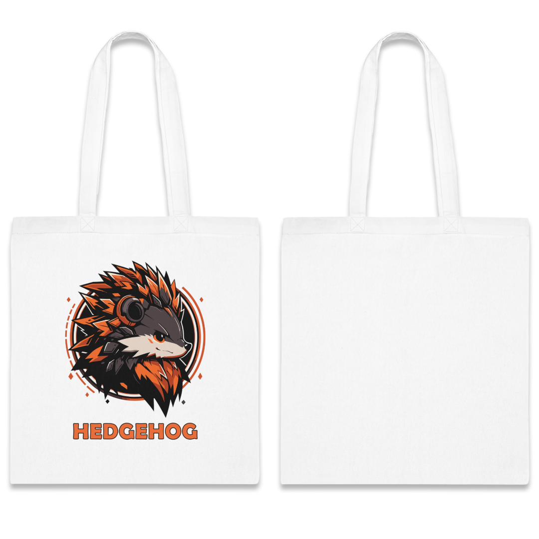 100%纯棉帆布手提袋 | Mascot-Hedgehog-008