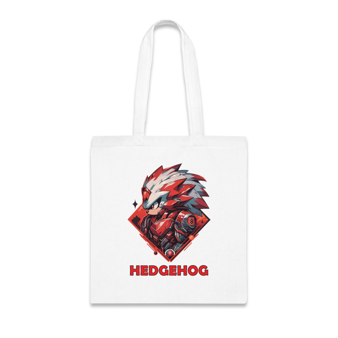 100%纯棉帆布手提袋 | Mascot-Hedgehog-009