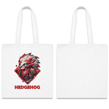 100% Cotton Canvas Tote Bag | Mascot-Hedgehog-009