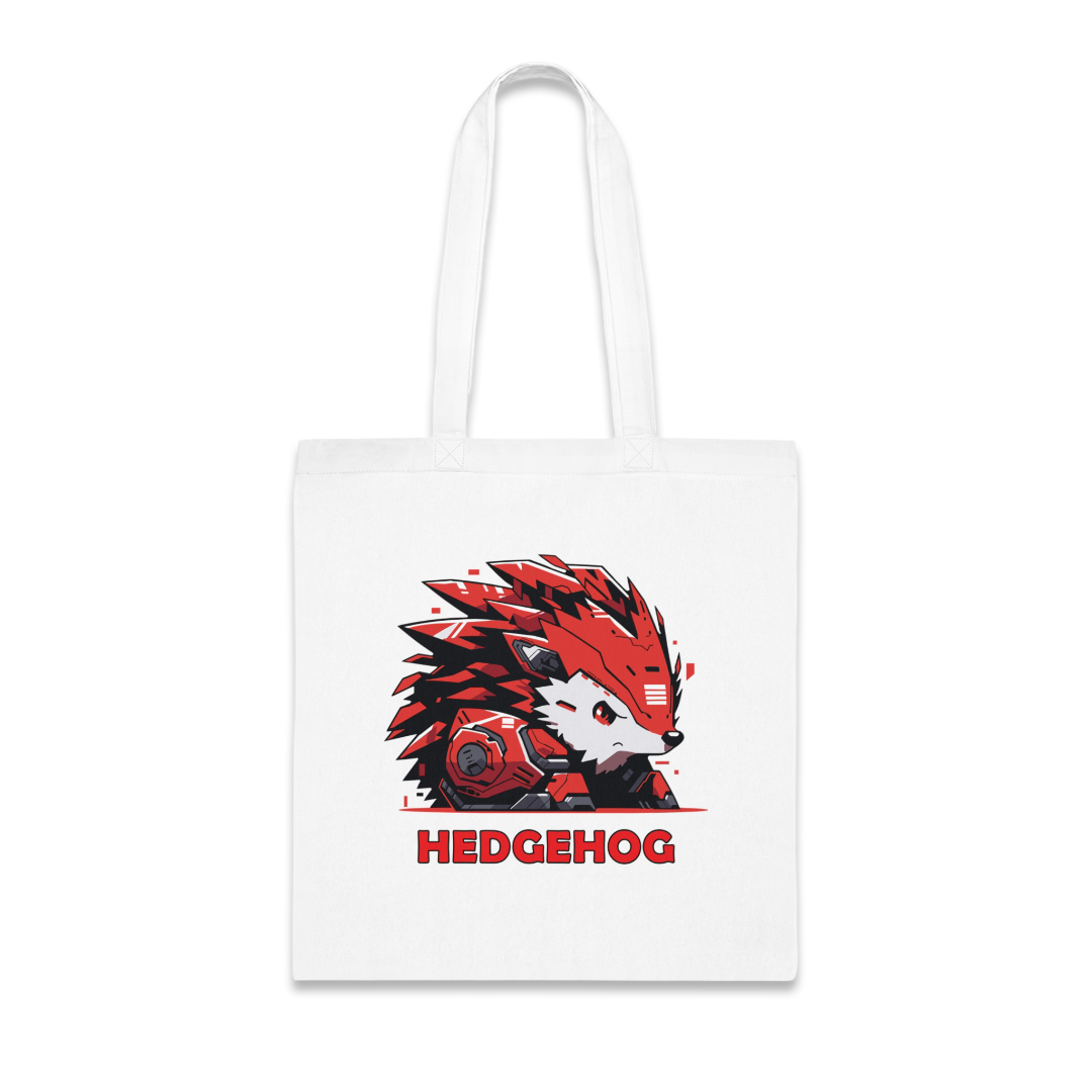 100%纯棉帆布手提袋 | Mascot-Hedgehog-010