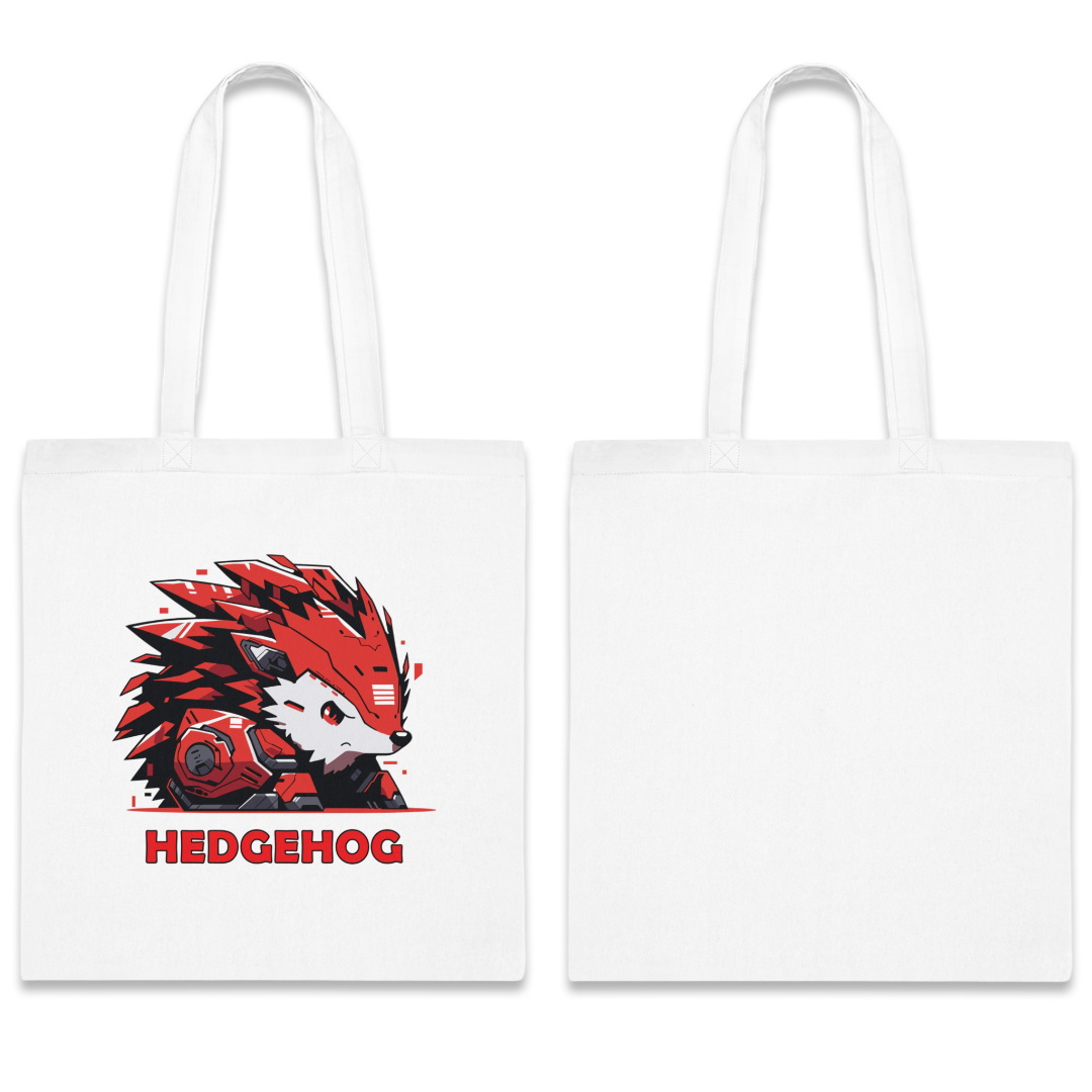 100%纯棉帆布手提袋 | Mascot-Hedgehog-010