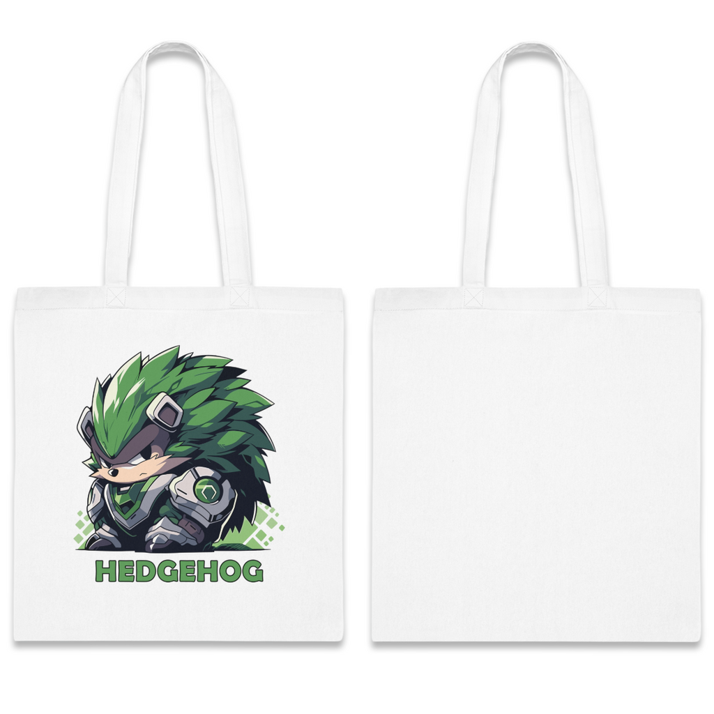 100%纯棉帆布手提袋 | Mascot-Hedgehog-011