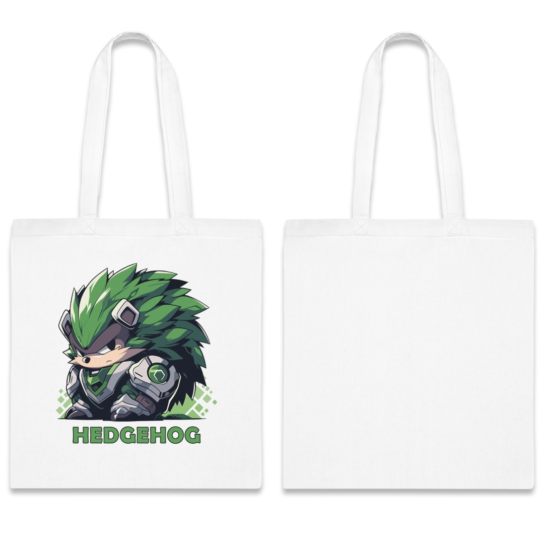 100%纯棉帆布手提袋 | Mascot-Hedgehog-011