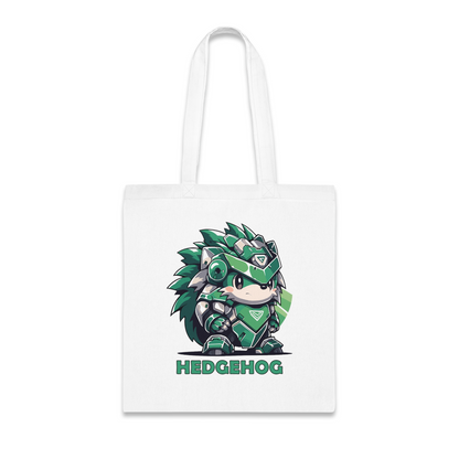 100% Cotton Canvas Tote Bag | Mascot-Hedgehog-012