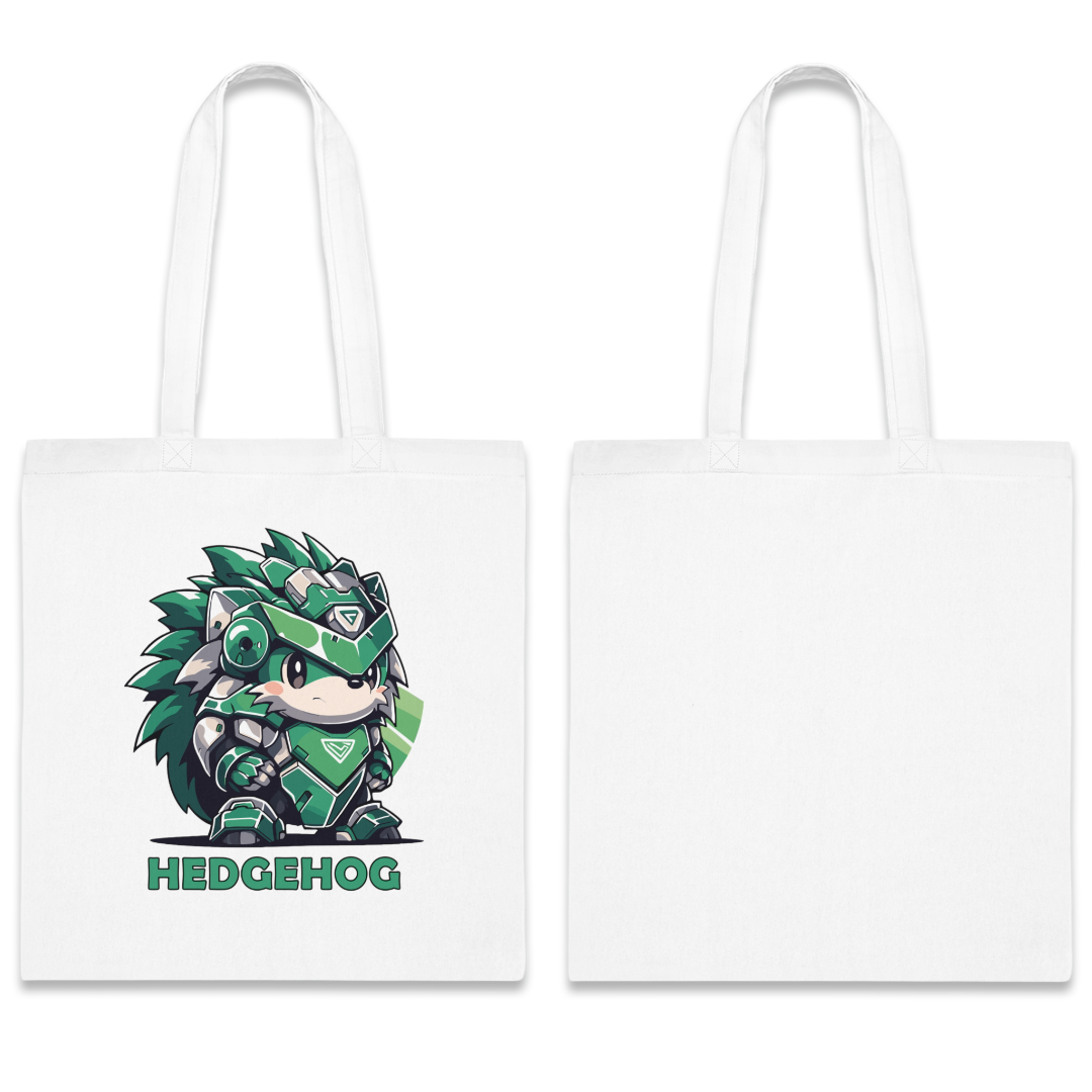 100%纯棉帆布手提袋 | Mascot-Hedgehog-012