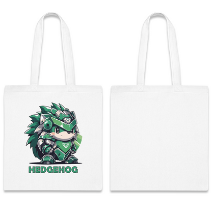 100% Cotton Canvas Tote Bag | Mascot-Hedgehog-012