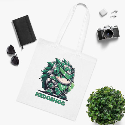 100% Cotton Canvas Tote Bag | Mascot-Hedgehog-012