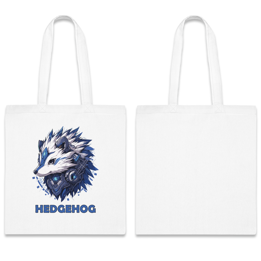 100%纯棉帆布手提袋 | Mascot-Hedgehog-013