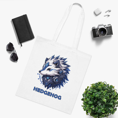 100% Cotton Canvas Tote Bag | Mascot-Hedgehog-013