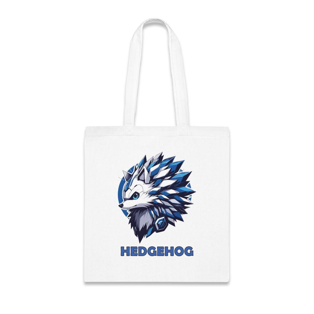 100%纯棉帆布手提袋 | Mascot-Hedgehog-014