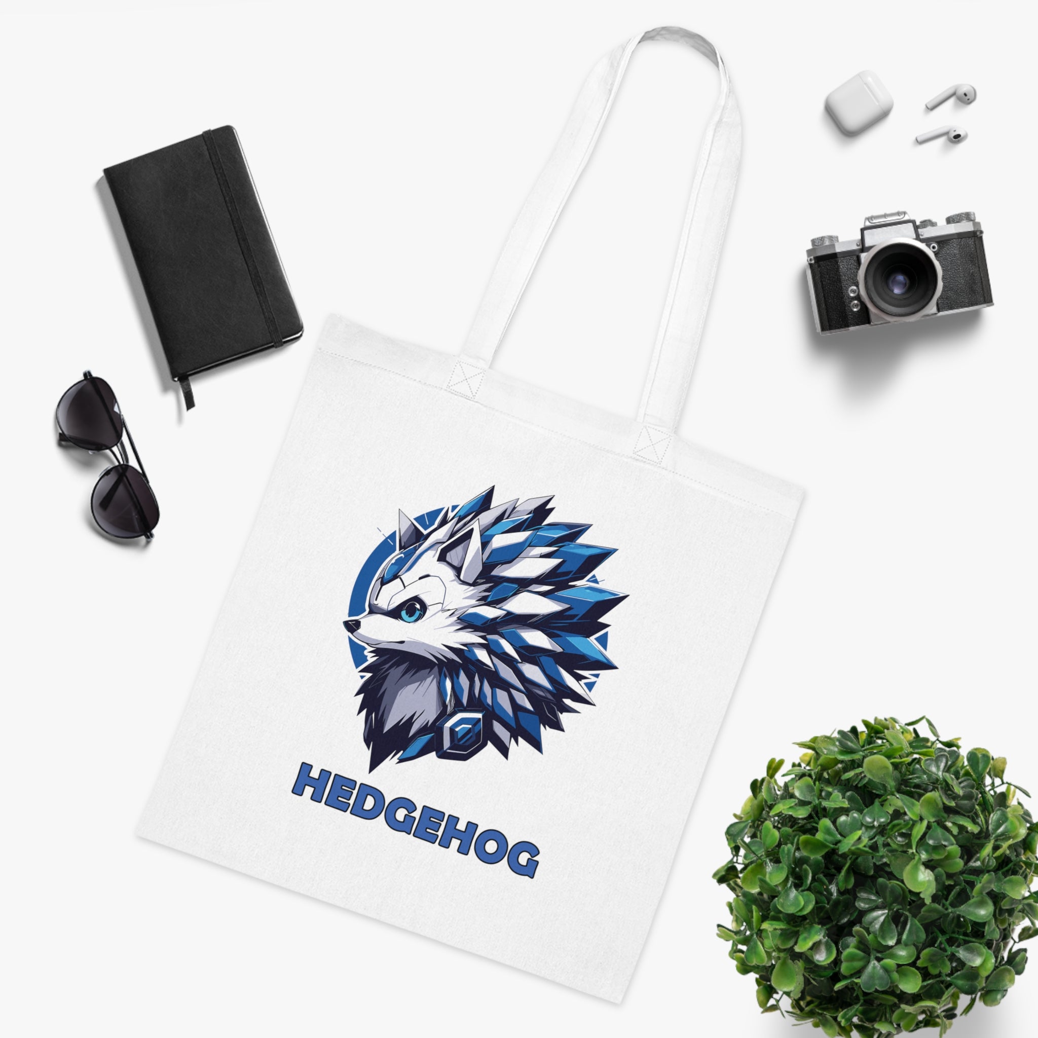 100%纯棉帆布手提袋 | Mascot-Hedgehog-014