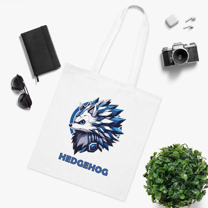 100% Cotton Canvas Tote Bag | Mascot-Hedgehog-014