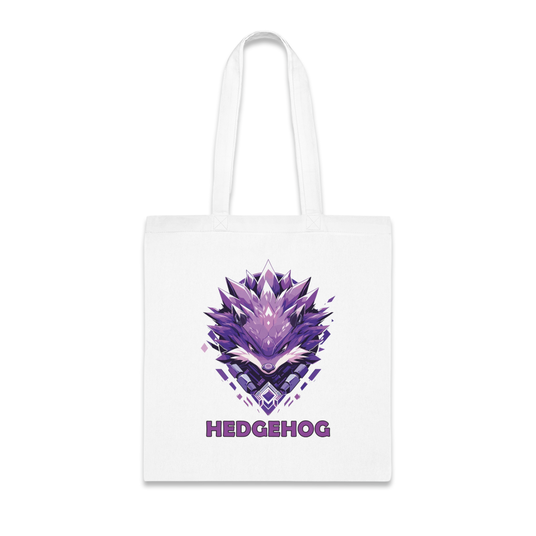 100% Cotton Canvas Tote Bag | Mascot-Hedgehog-015