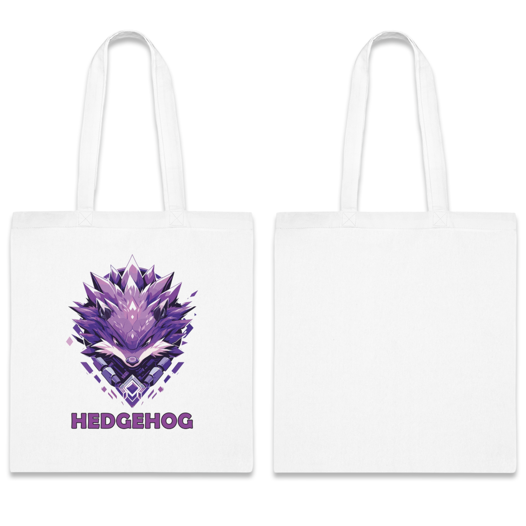 100% Cotton Canvas Tote Bag | Mascot-Hedgehog-015