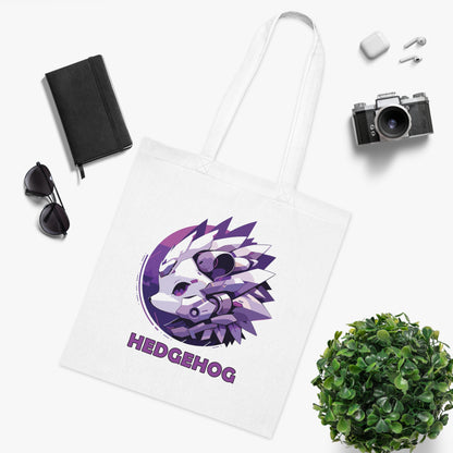 100% Cotton Canvas Tote Bag | Mascot-Hedgehog-016