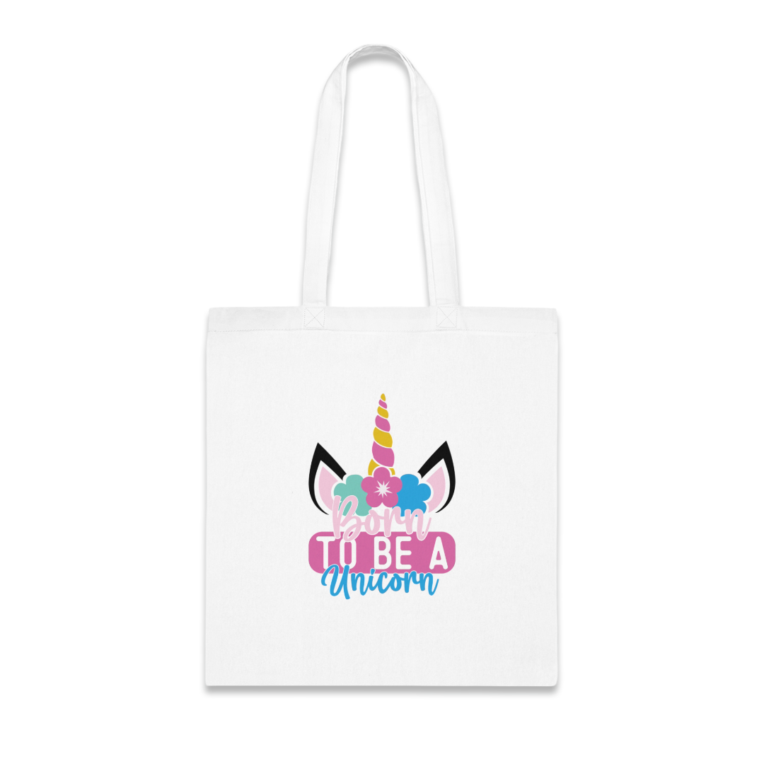 100% Cotton Canvas Tote Bag | Quotes-Unicorn-002