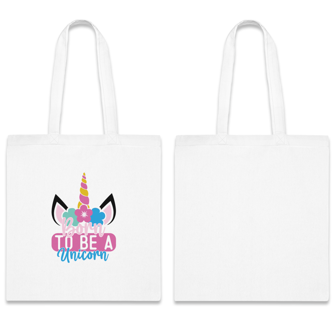 100% Cotton Canvas Tote Bag | Quotes-Unicorn-002