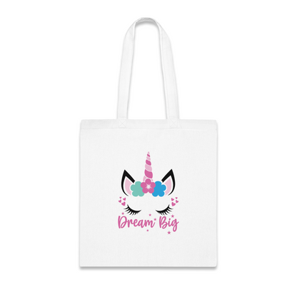 100% Cotton Canvas Tote Bag | Quotes-Unicorn-003