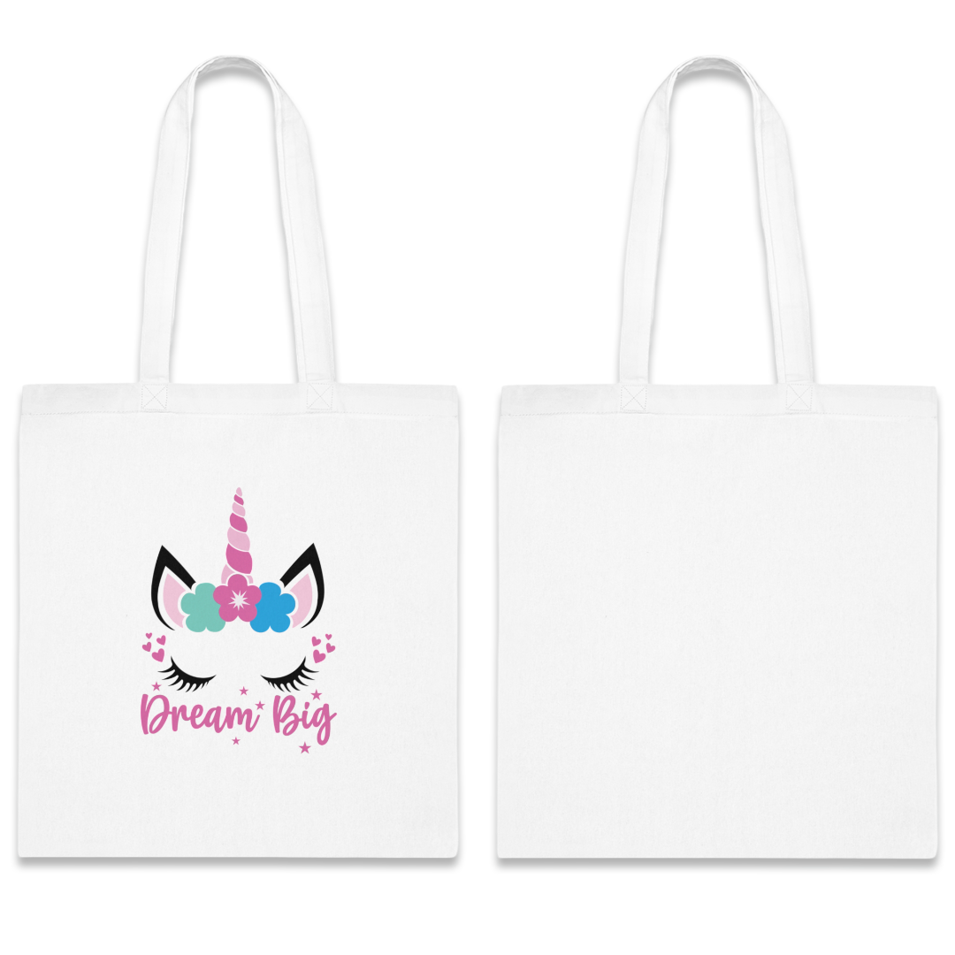 100% Cotton Canvas Tote Bag | Quotes-Unicorn-003