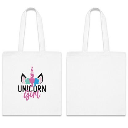 100% Cotton Canvas Tote Bag | Quotes-Unicorn-007