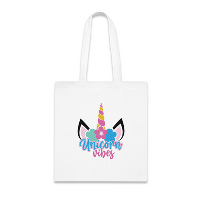 100% Cotton Canvas Tote Bag | Quotes-Unicorn-009