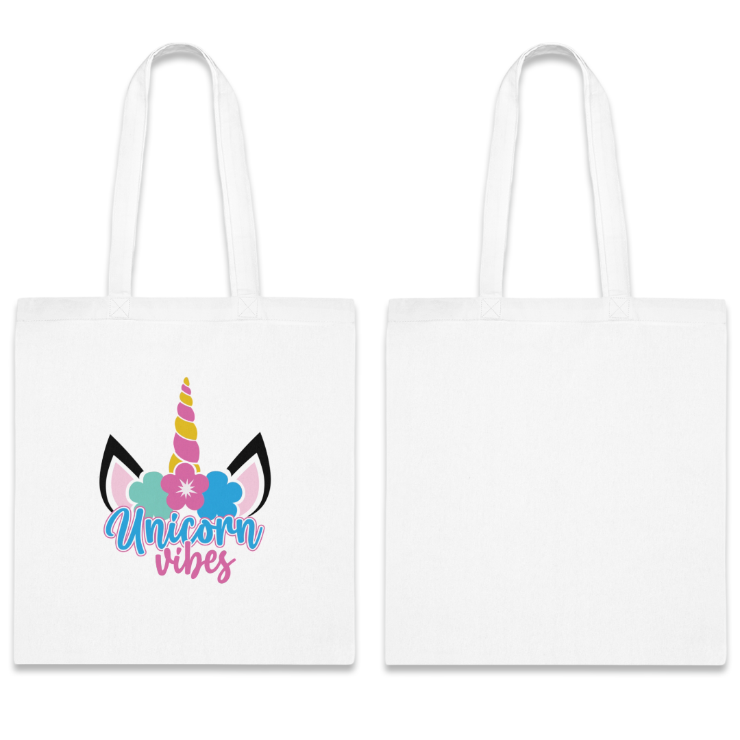 100% Cotton Canvas Tote Bag | Quotes-Unicorn-009