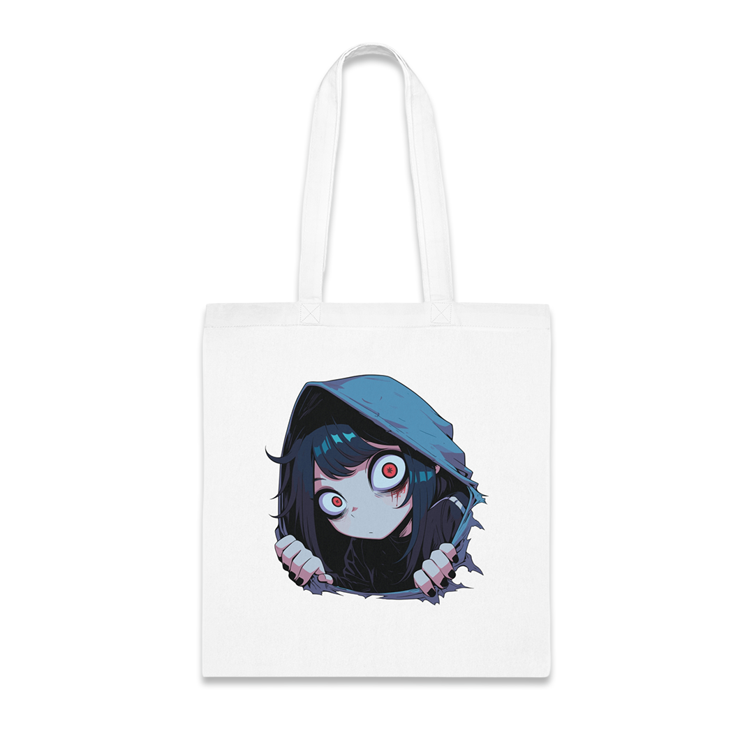 100% Cotton Canvas Tote Bag | Anime-Halloween-011