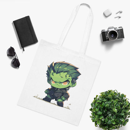 100% Cotton Canvas Tote Bag | Anime-Halloween-018