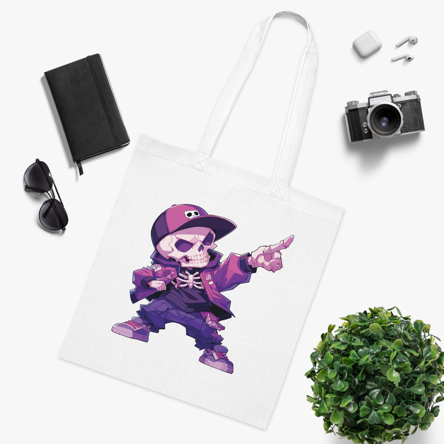 100% Cotton Canvas Tote Bag | Anime-Halloween-019