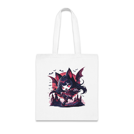 100% Cotton Canvas Tote Bag | Anime-Halloween-021