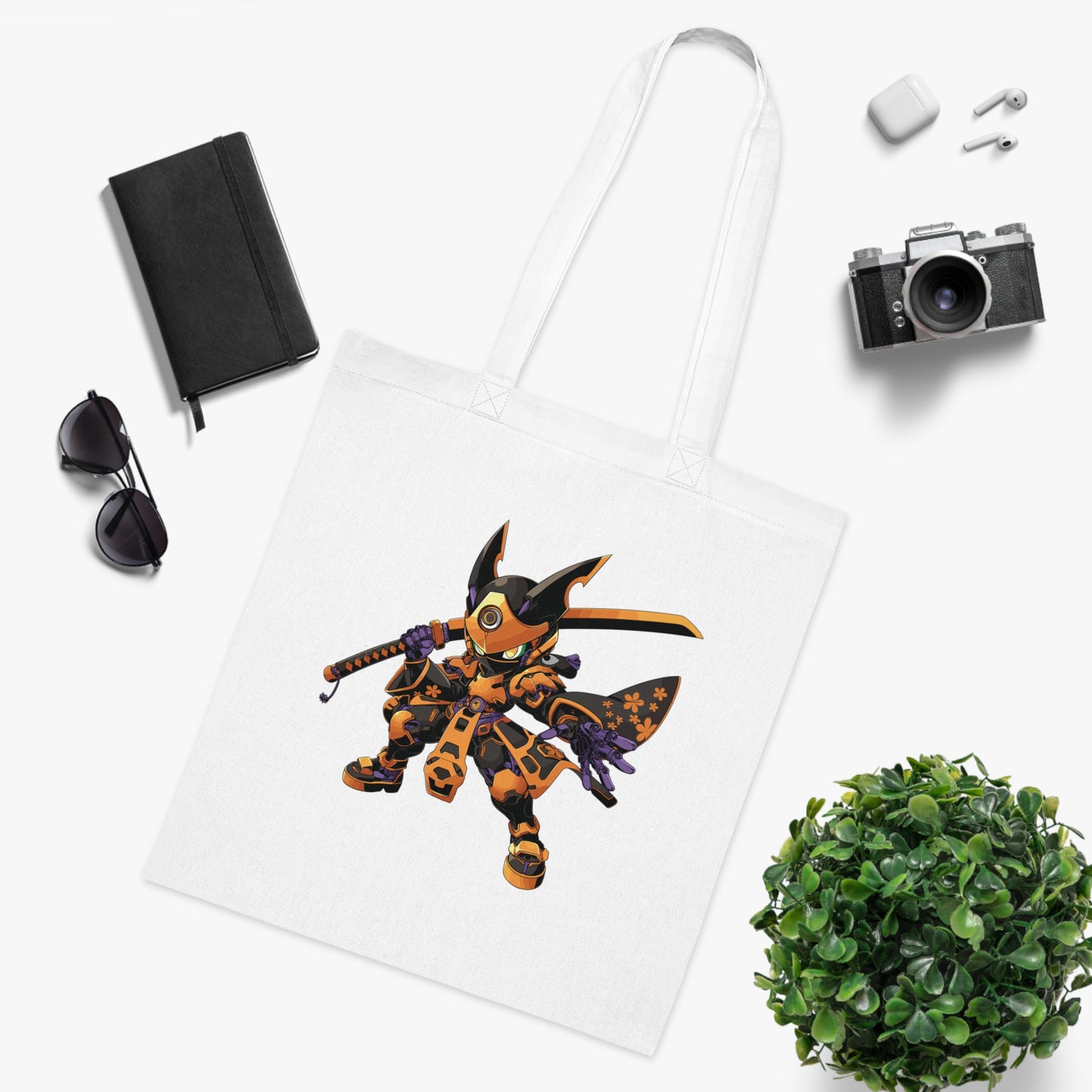 100% Cotton Canvas Tote Bag | Anime-Halloween-023