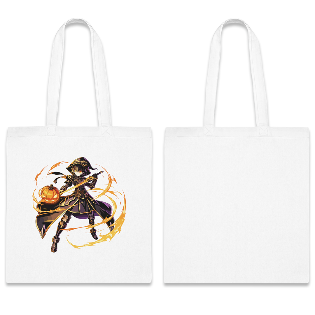 100% Cotton Canvas Tote Bag | Anime-Halloween-025