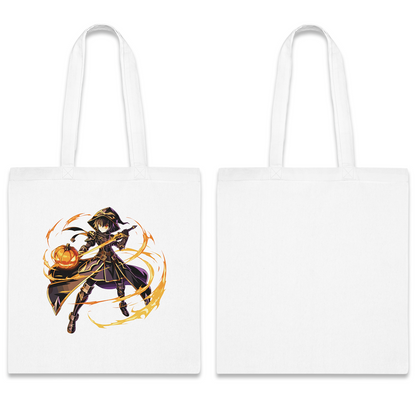 100% Cotton Canvas Tote Bag | Anime-Halloween-025