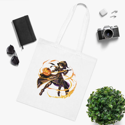 100% Cotton Canvas Tote Bag | Anime-Halloween-025