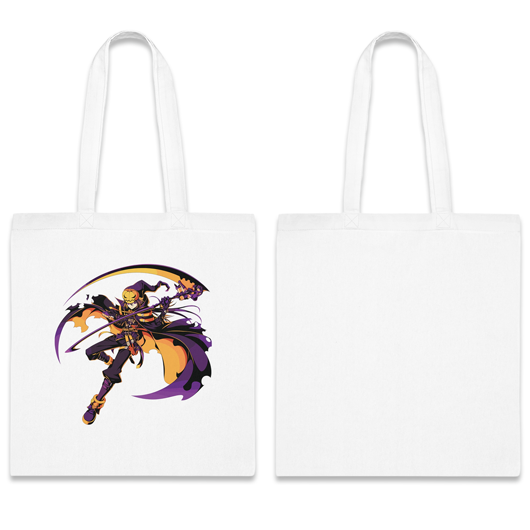 100% Cotton Canvas Tote Bag | Anime-Halloween-028