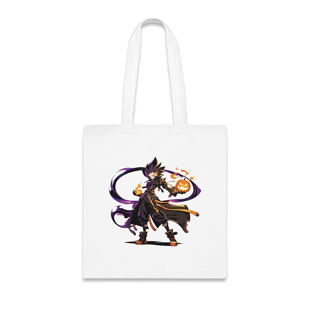 100% Cotton Canvas Tote Bag | Anime-Halloween-029