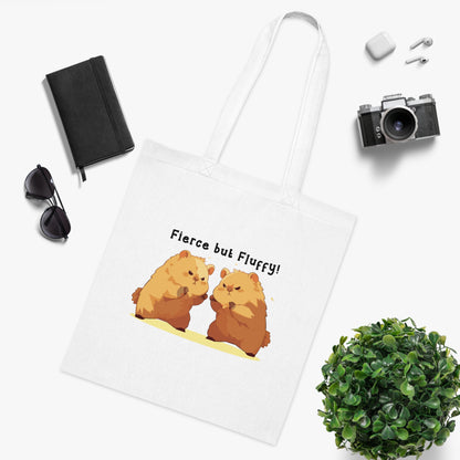 100% Cotton Canvas Tote Bag | Kawaii-Capybara-005