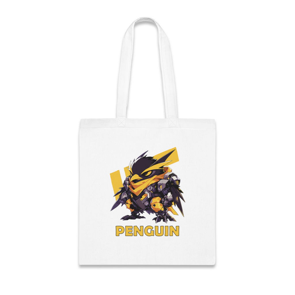 100%纯棉帆布手提袋 | Mascot-Penguin-003