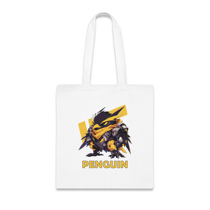 100% Cotton Canvas Tote Bag | Mascot-Penguin-003