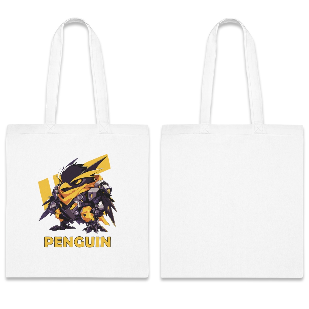 100%纯棉帆布手提袋 | Mascot-Penguin-003
